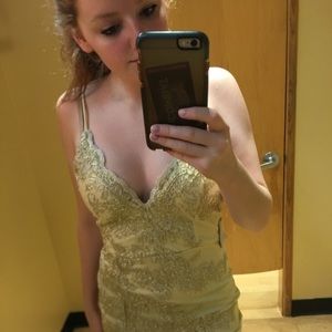 Gold Homecoming Dress